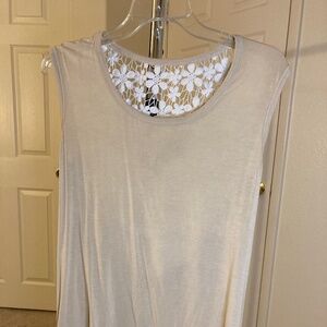 Khaki Color Top with droop down back size M
